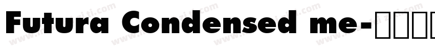 Futura Condensed me字体转换